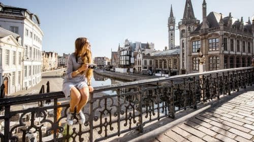 Z Amsterdam: Całodniowa wycieczka do Antwerpii i Gandawy