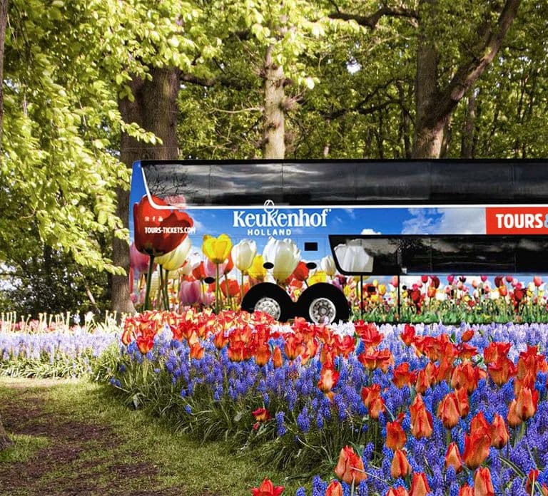 Ab Amsterdam: Keukenhof Shuttlebus und Eintrittsticket