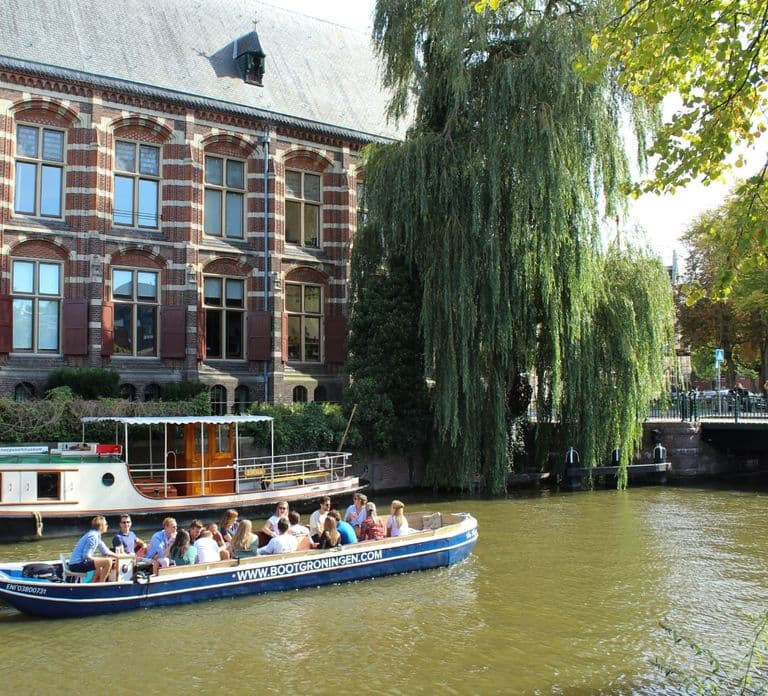 Groningen: Grachtenfahrt im offenen Boot