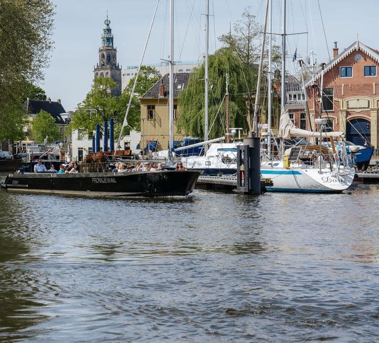 Groningen: Offene Stadtrundfahrt mit dem Boot