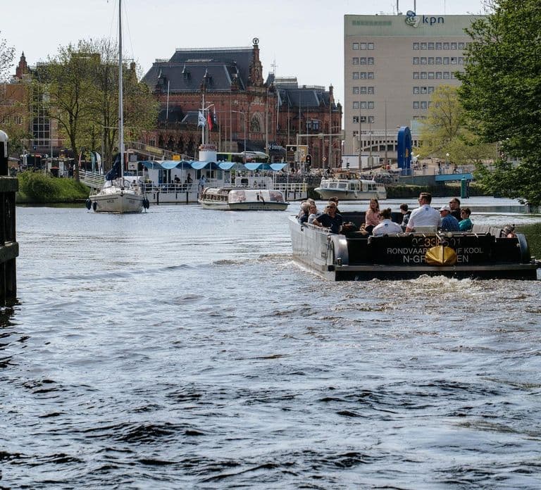 Groningen: Offene Stadtrundfahrt mit dem Boot