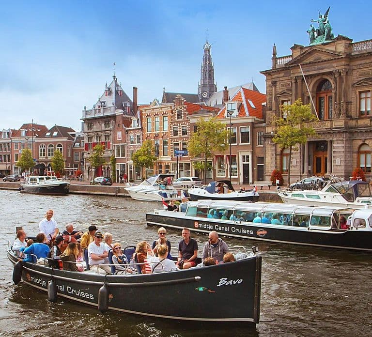Haarlem: Lokale Käse- und Wein-Bootsfahrt
