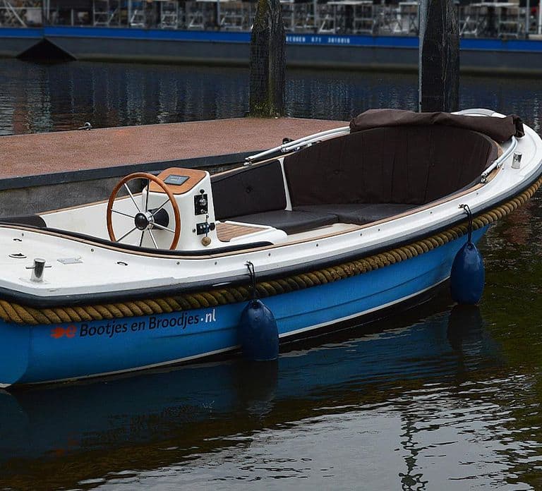Leiden : Location de bateau électrique (6 pers.)
