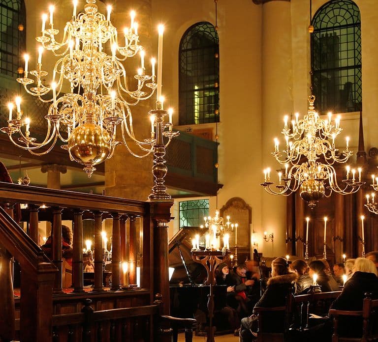 23 ottobre: Concerto a lume di candela presso la Sinagoga Portoghese