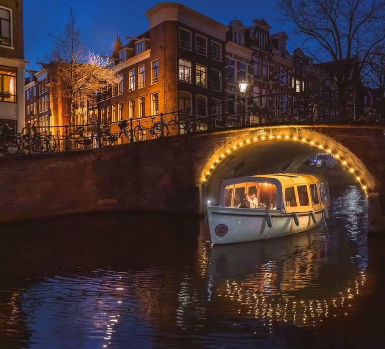 Crociera Romantica Privata con Cena ad Amsterdam