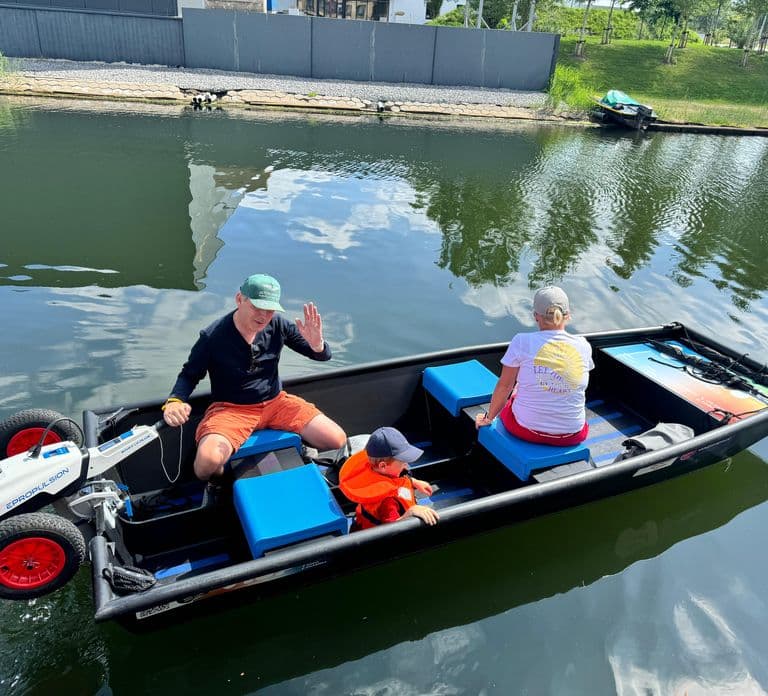 Self-Guided Electric Boat Rental