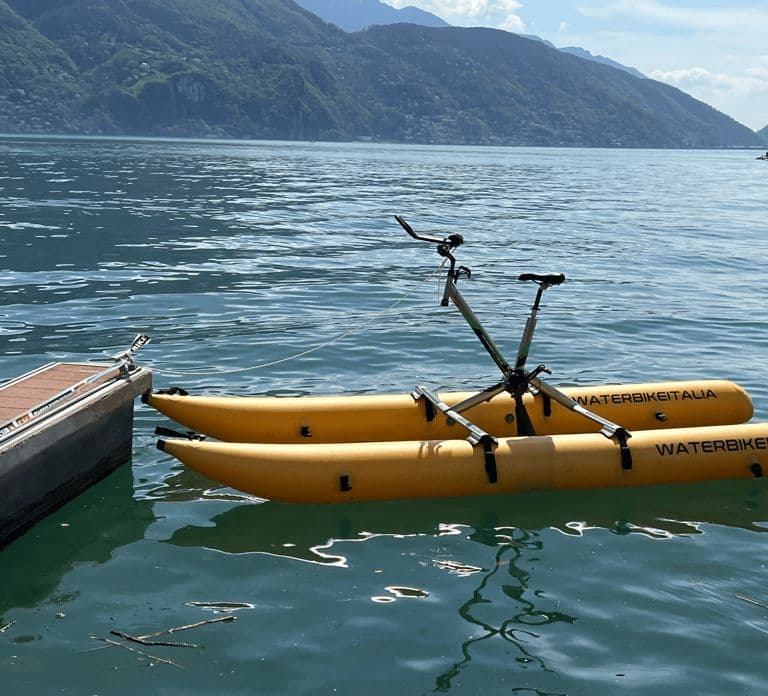 A Water Bike Adventure on Lake Lugano
