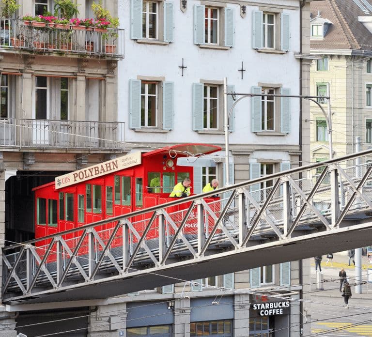 UBS Polybahn: linking Zürich Central and Zürich Polyterrasse