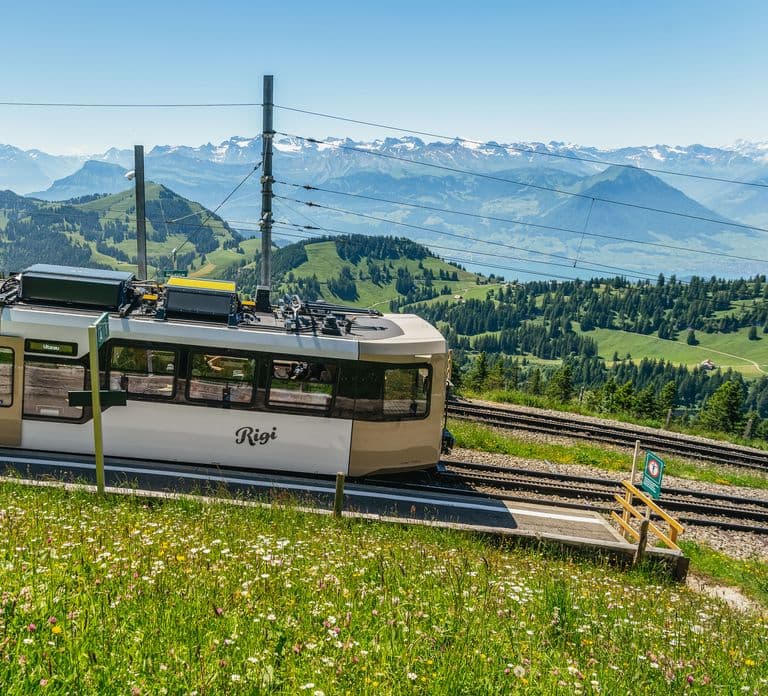 Vitznau: Bahntickets und Tagesticket für das Rigi Mineralbad
