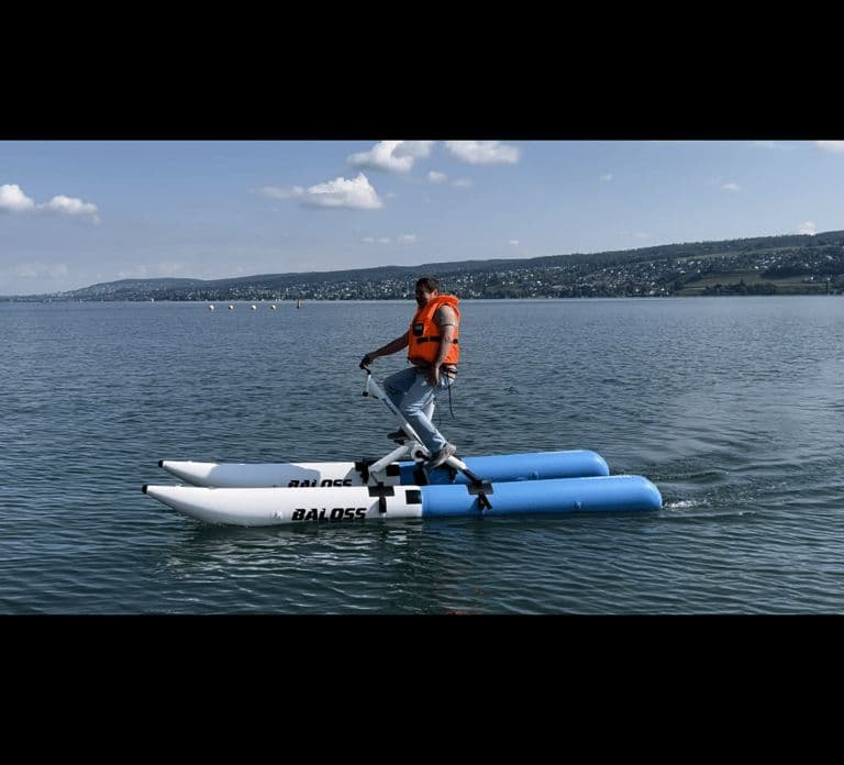 Waterbike on Lake Zurich
