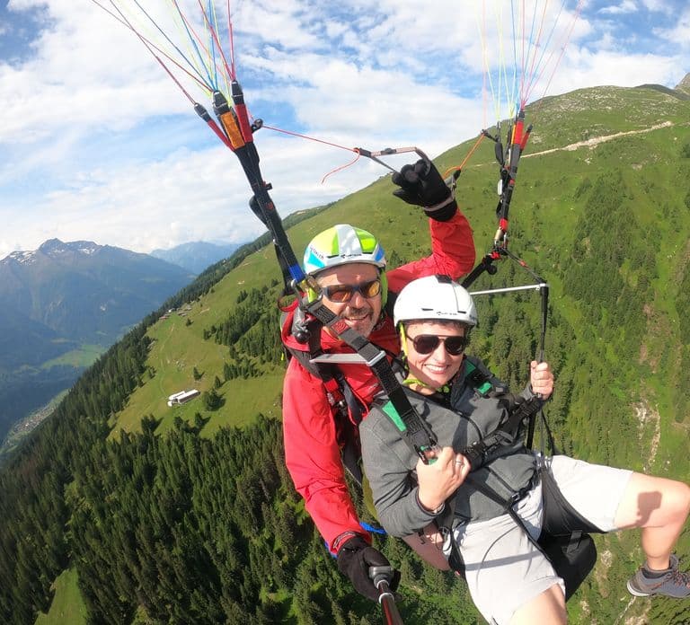 Aletsch Glacier-Tandem Paragliding