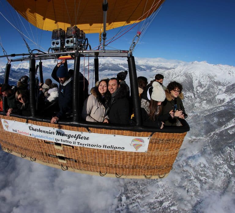 Aosta: hot air balloon flight with stunning views of the Alps