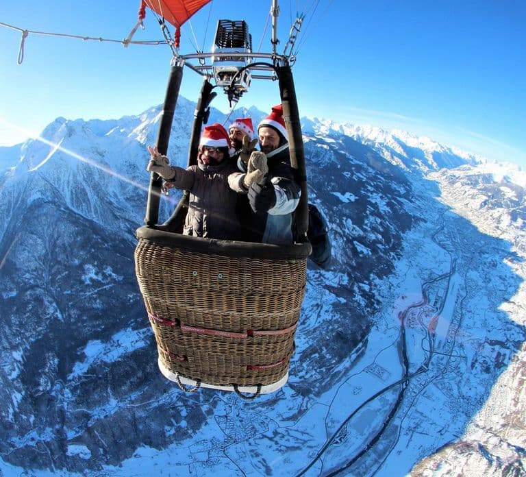 Aosta: hot air balloon flight with stunning views of the Alps