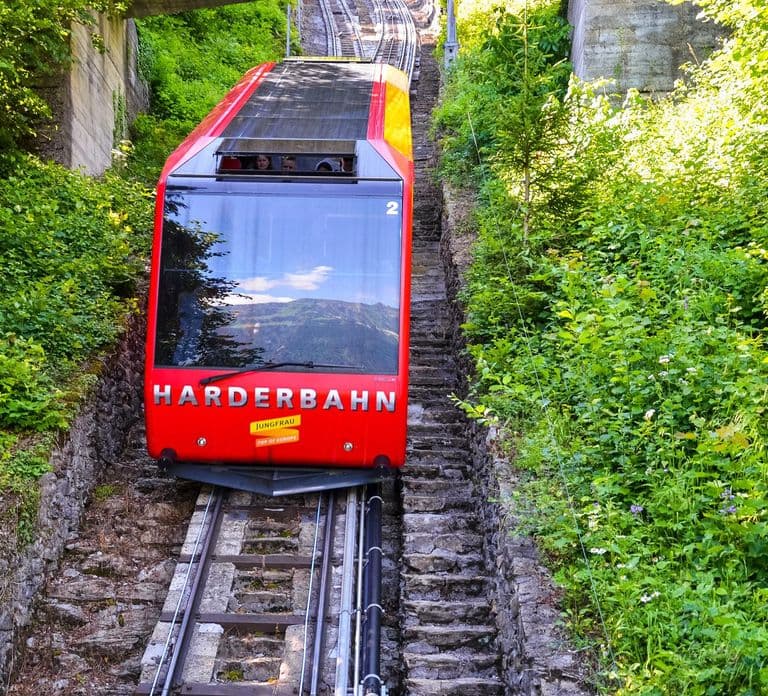 Attraction Ticket: Interlaken to Harder Funicular