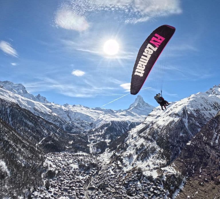 Zermatt: Paragliding Passenger Flight with Matterhorn Views