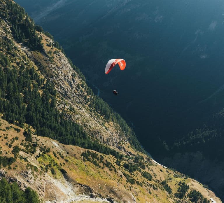 Zermatt : Vol en parapente biplace - Meilleures vues sur le Matterhorn