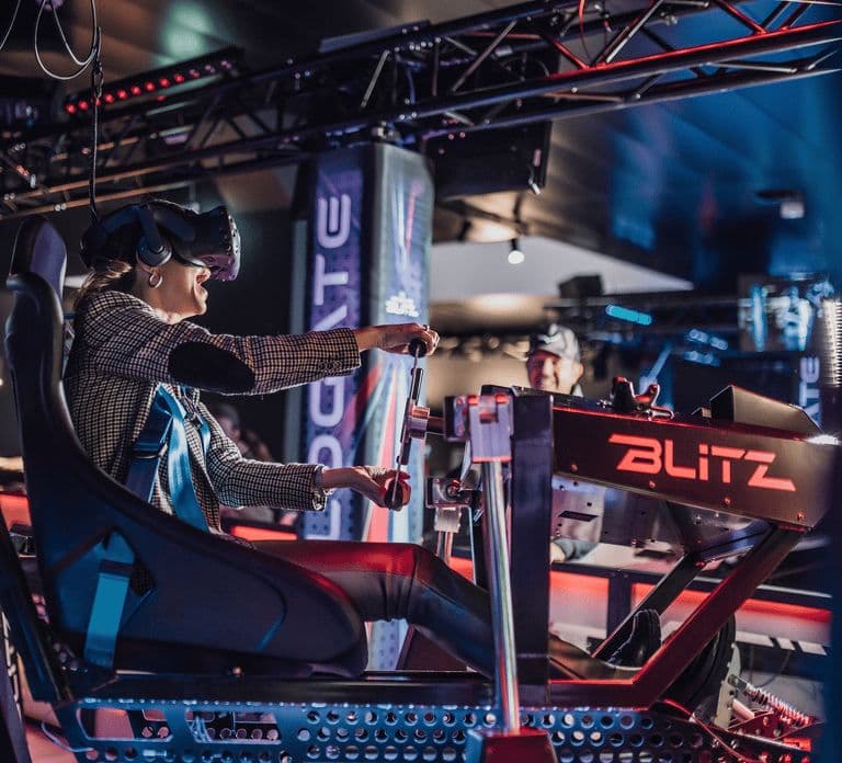 Zúrich: Simulador de carreras espaciales en realidad virtual