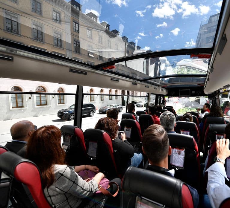 Basel: Sightseeing Bus Tour with Audio Guide
