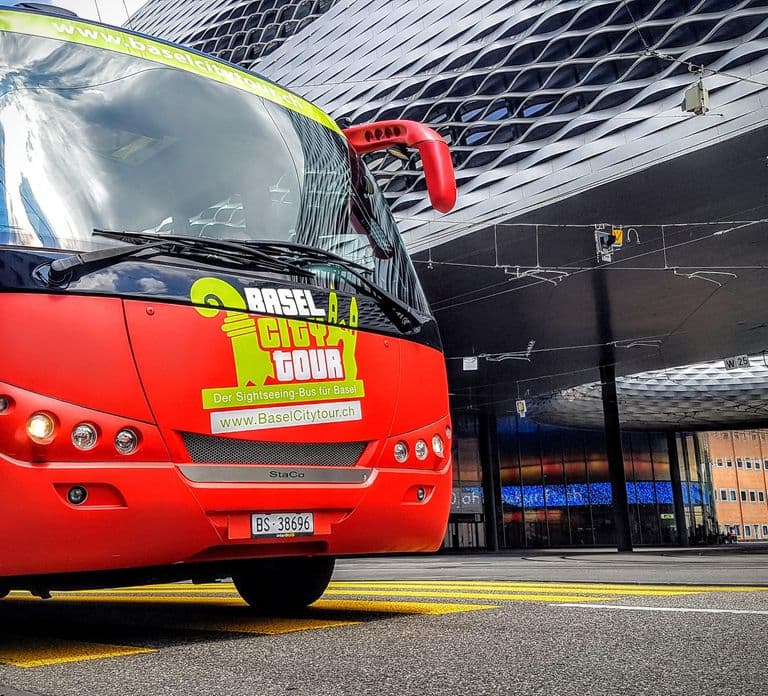 Basel: Sightseeing Bus Tour with Audio Guide
