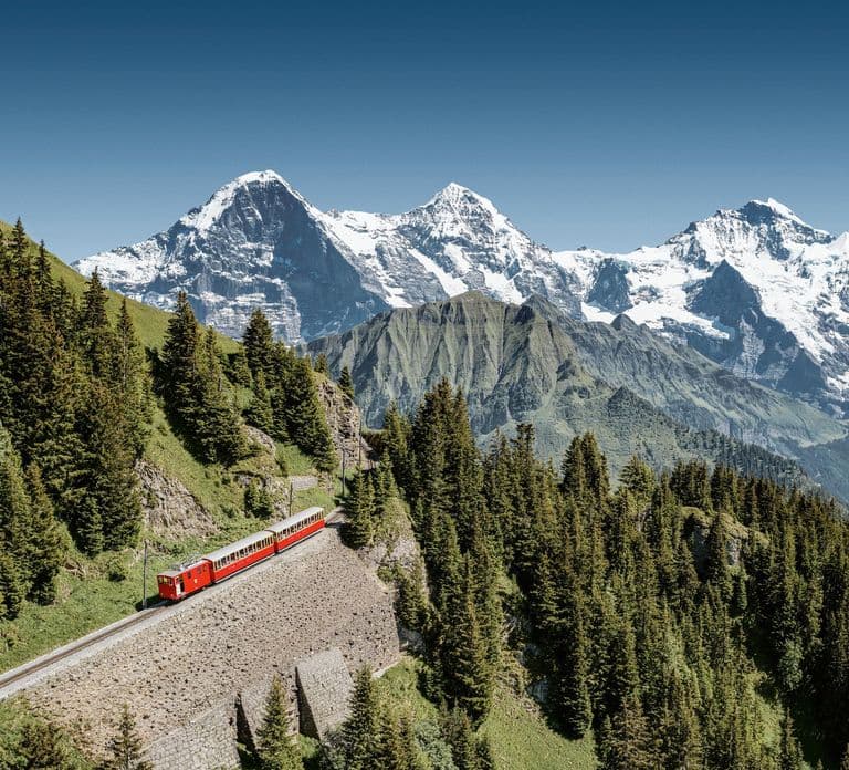 Berner Oberland: Swiss Half Fare & STS Holder 1st Class Pass