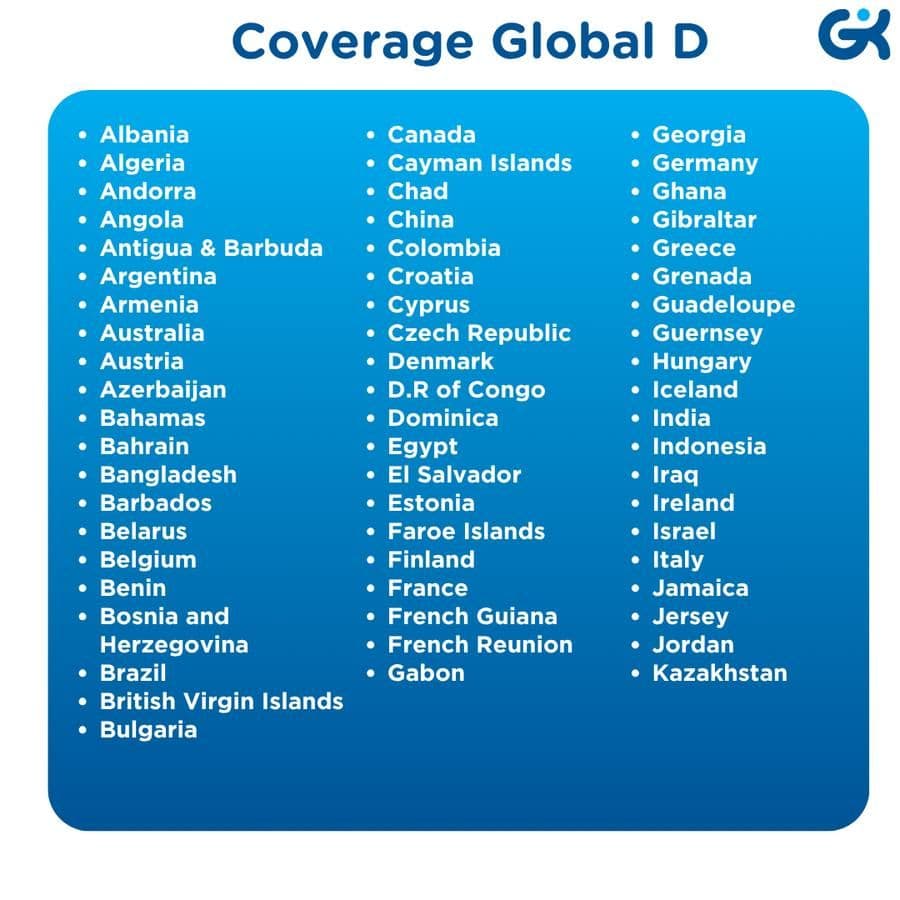 eSIM Internacional com Grande Pacote de Dados | Global Sim Big Data