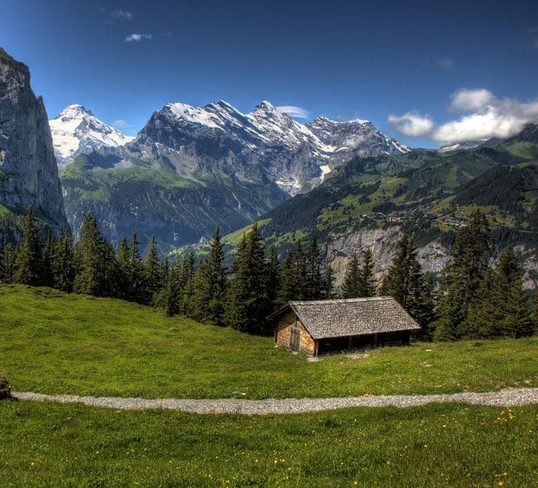 Dia Livre na Vila de Interlaken saindo de Lausanne