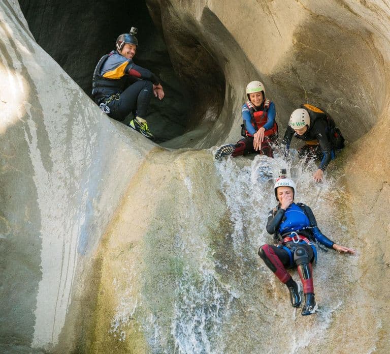 From Interlaken: Canyoning Chli Schliere