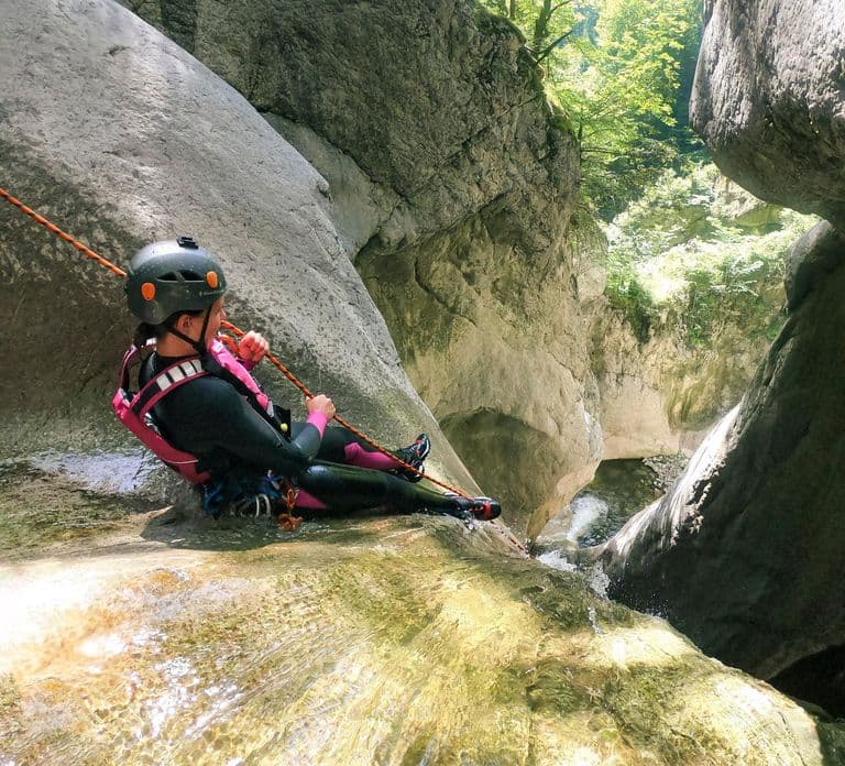 From Interlaken: Canyoning Chli Schliere