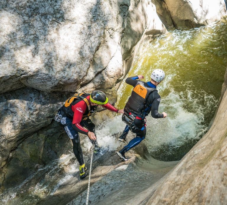 From Interlaken: Canyoning Chli Schliere