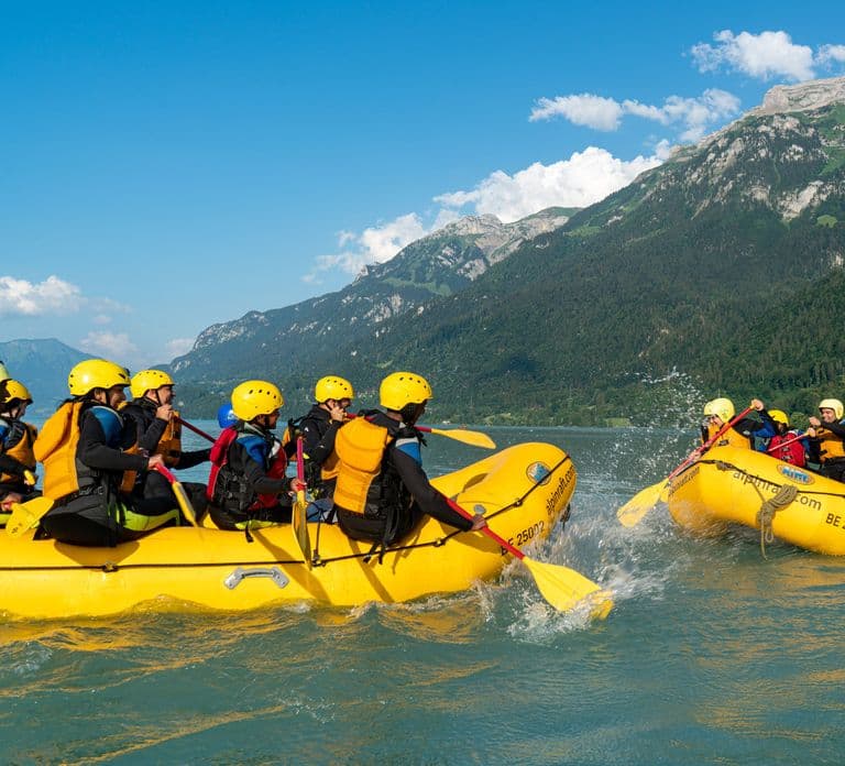 From Interlaken: Family Rafting