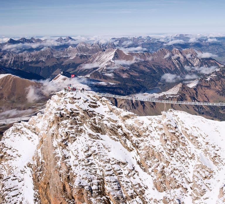 From Lausanne: Glacier 3000 Experience Tour