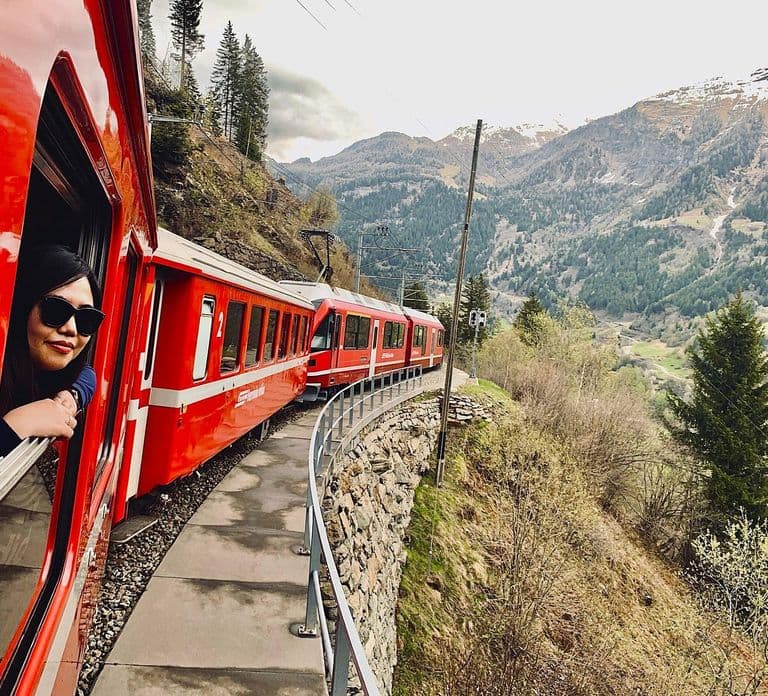 From Milan: Bernina and St. Moritz Day Tour by Scenic Train
