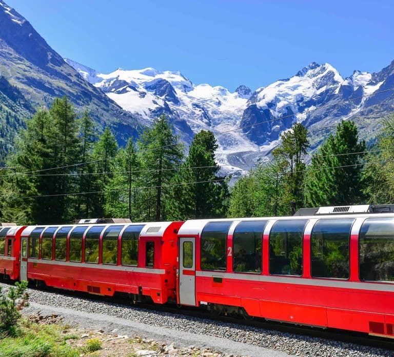 Z Mediolanu: Wycieczka pociągiem Bernina Express do St. Moritz