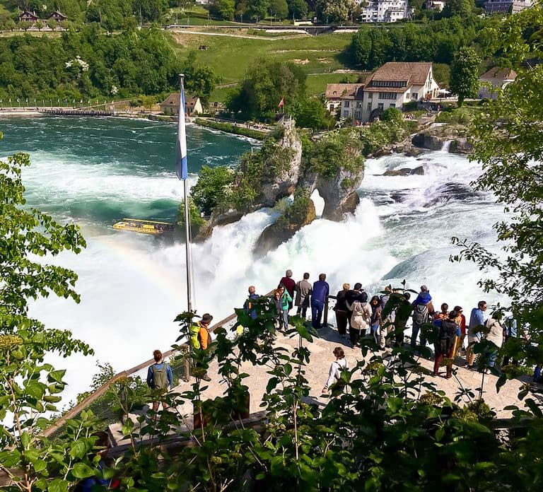 From Zurich: Rhine Falls Coach Tour with Entry Tickets