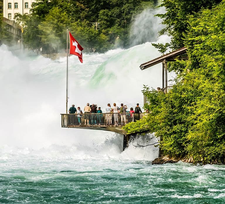 From Zurich: Rhine Falls Coach Tour with Entry Tickets