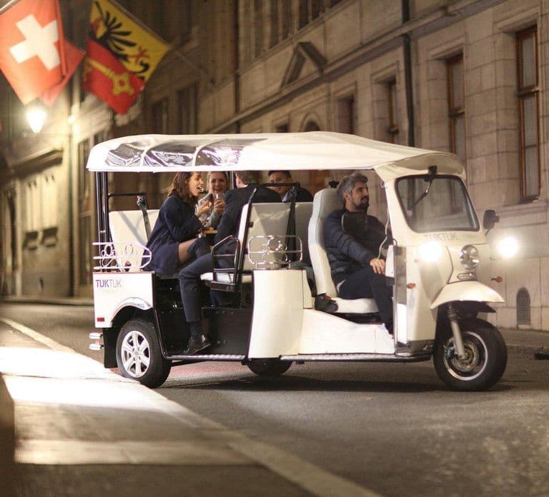 Geneva Chocolate Tour aboard a TukTuk