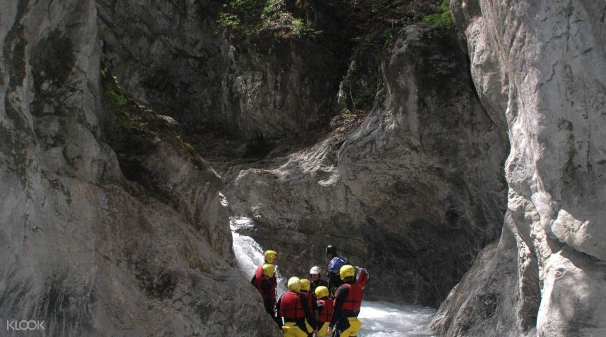Interlaken Canyoning Experience from Lucerne