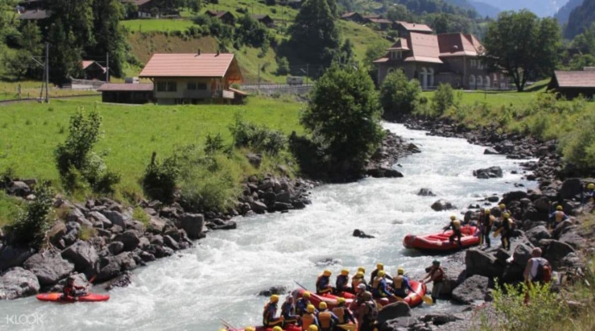 Rafting w Interlaken z Lucerny