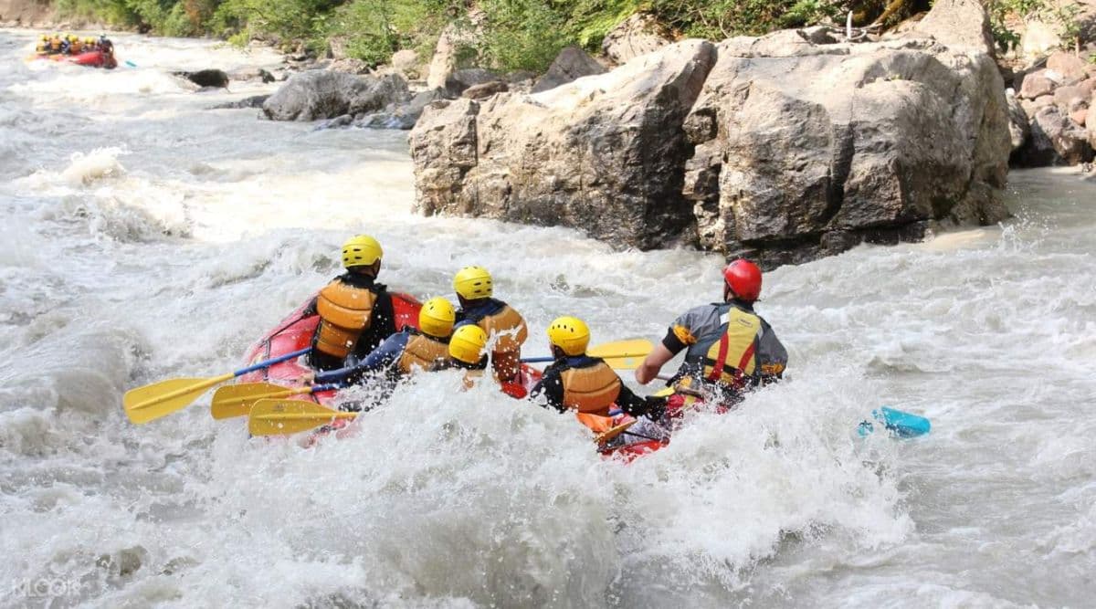 Rafting w Interlaken z Lucerny