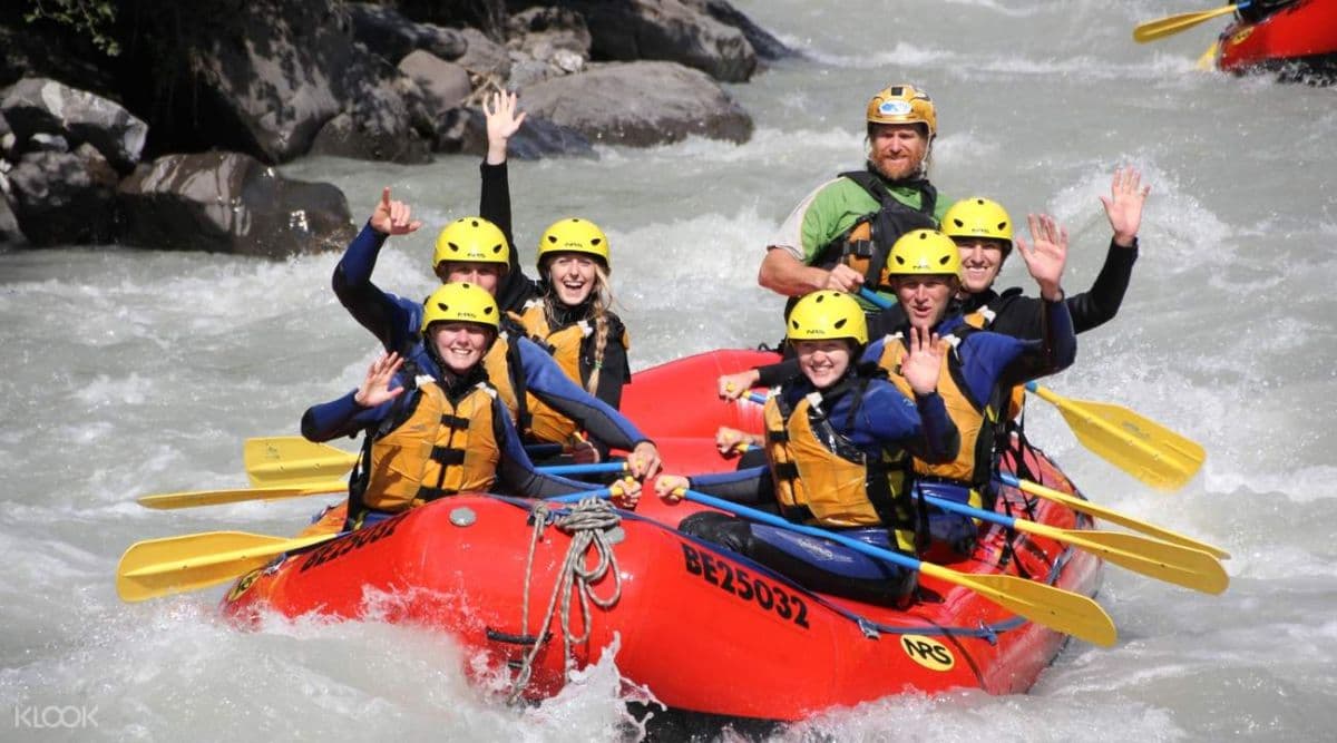 Rafting w Interlaken z Lucerny
