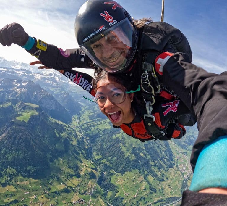 Interlaken: Airplane Skydiving over the Swiss Alps
