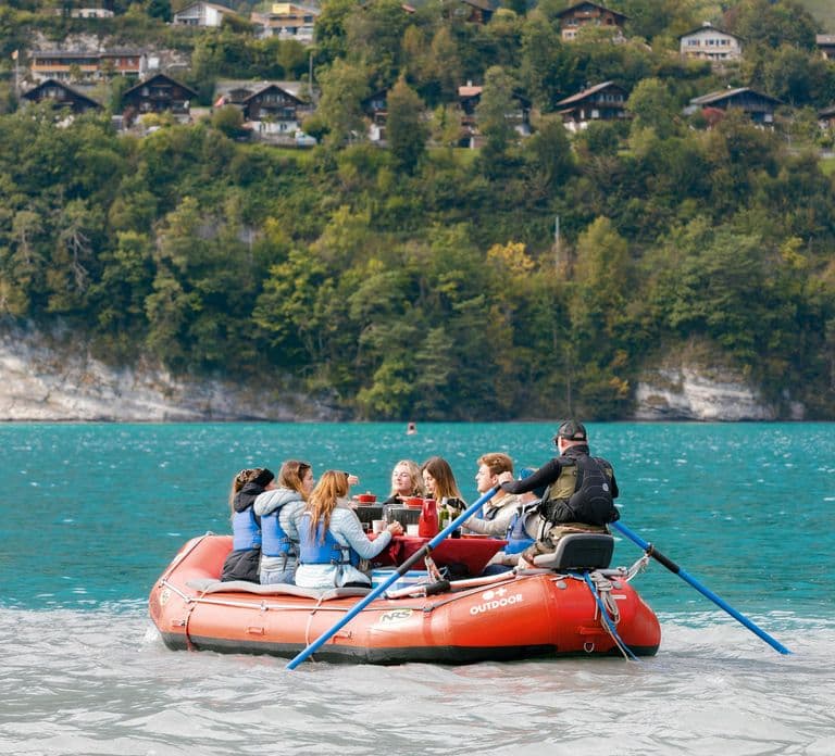 Interlaken: Chocolate Fondue Float