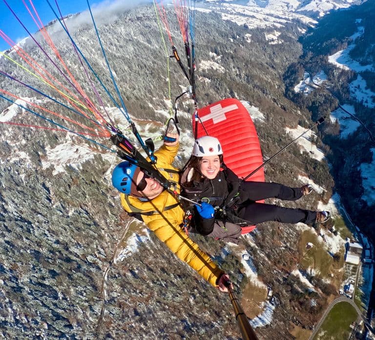 Interlaken: Paragliding Tandem High Flight