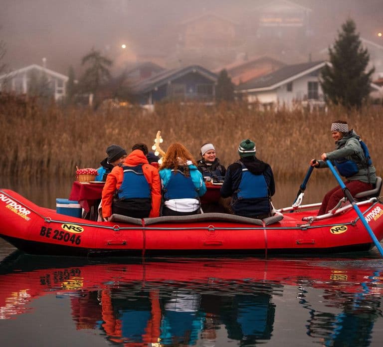 Interlaken: Raclette Rafting