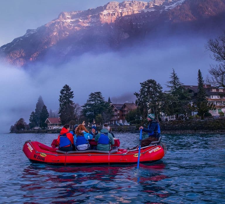 Interlaken: Raclette Rafting