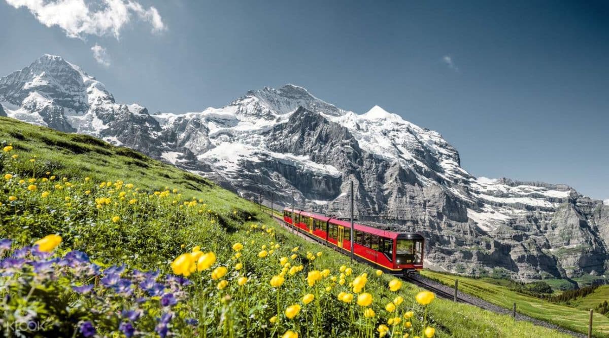 Jungfraujoch Top of Europe Train Ticket from Interlaken Ost