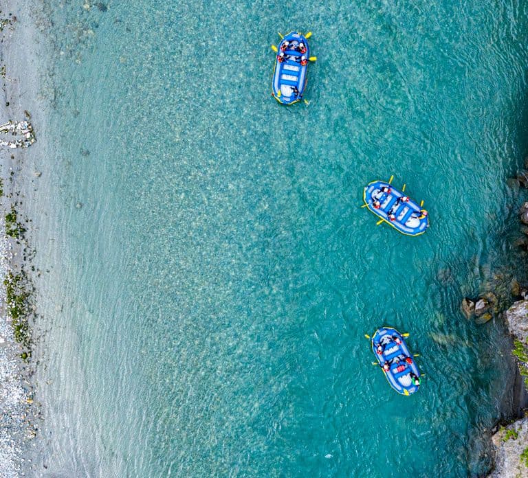 Laax, Flims, Ilanz: Vorderrhein Rafting (halber Tag)