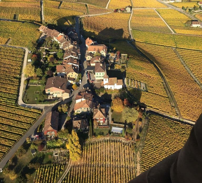 Lausanne: Swiss Fondue Flight in a Hot Air Balloon