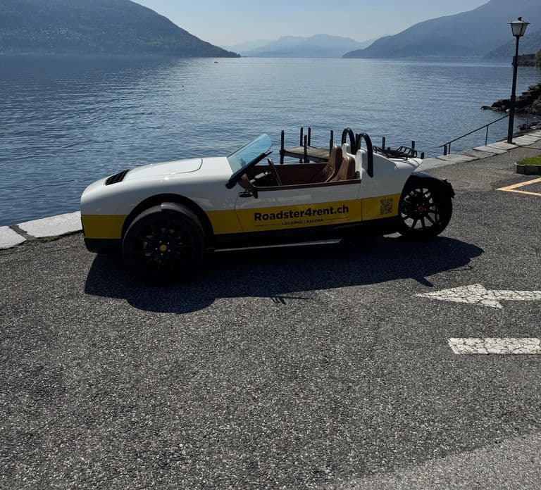 Ticino: Vanderhall-rit met een driewielige roadster