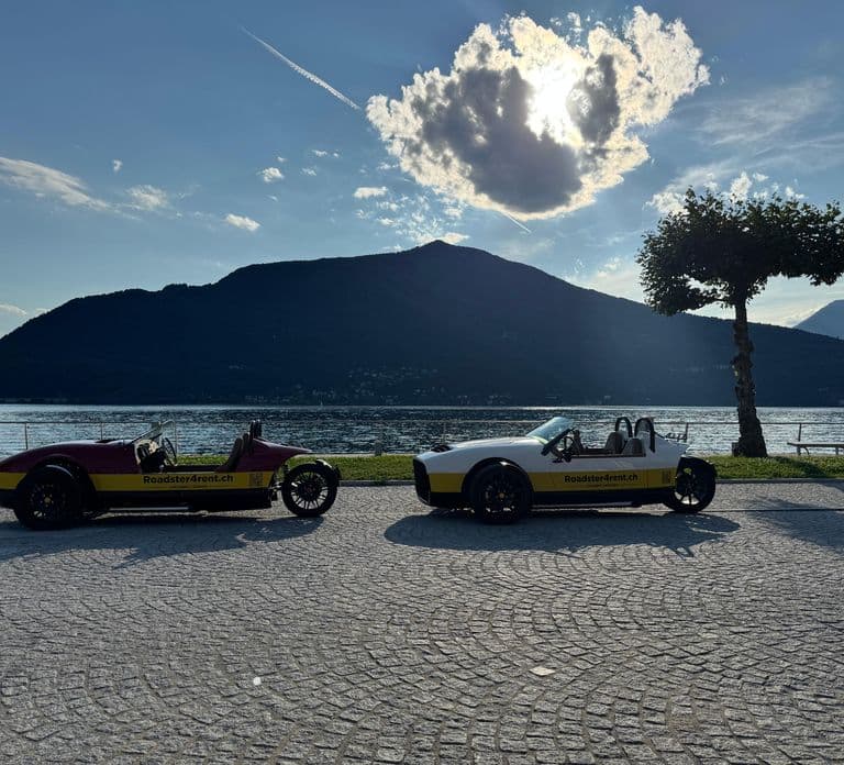 Ticino: Vanderhall-rit met een driewielige roadster
